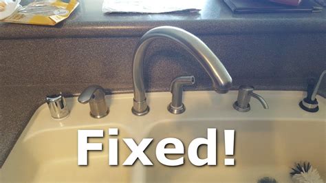 Kitchen Faucet: Leak Around the Base of the Spout ...